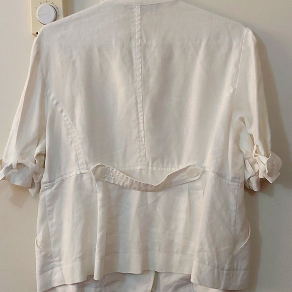 Anne Klein linen 3/4 top - Picture 10 of 10